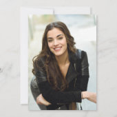 Invitation Photo Golden Blue Nursing School Graduation Party (Dos)