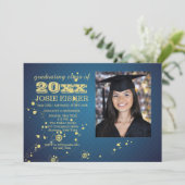 Invitation photo Golden Tendrils (Debout devant)