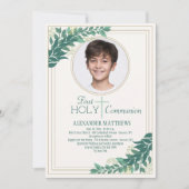 Invitation Photo gracieuse Religieuse (Devant)