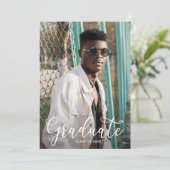 Invitation Photo Graduation Party (Debout devant)