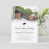 Invitation Photo Graduation Party (Debout devant)