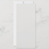 Invitation Photo Graduation Party Moderne Élégant Script (Dos)