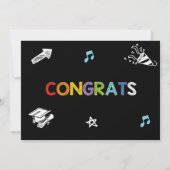 Invitation Photo Graduation préscolaire Fête photo (Dos)