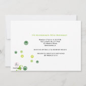Invitation photo Green Bouquet (Dos)