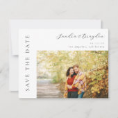 Invitation Photo H MOD Simple Enregistrer la date (Devant)
