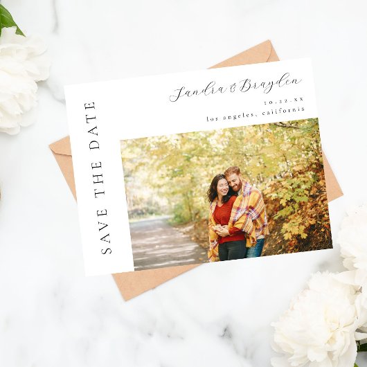 Invitation Photo H MOD Simple Enregistrer la date