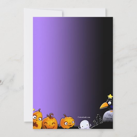 Invitation photo Halloween (Dos)