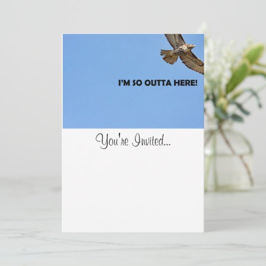 Invitation Photo Hawk (Debout devant)