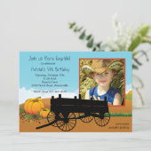 Invitation photo Hay Ride (Debout devant)