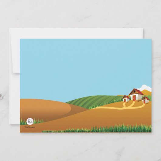 Invitation photo Hay Ride (Dos)