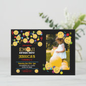 Invitation Photo heureuse de l'anniversaire des enfants (Debout devant)