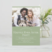 Invitation Photo Heureusement Jamais Après La Réception De Ma (Debout devant)