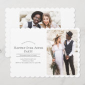 Invitation Photo Heureusement Jamais Après La Réception De Ma (Devant / Derrière)