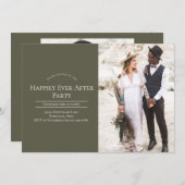 Invitation Photo Heureusement Jamais Après La Réception De Ma (Devant / Derrière)