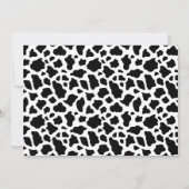 Invitation Photo Highland Cow Mon premier rodéo 1er anniversa (Dos)