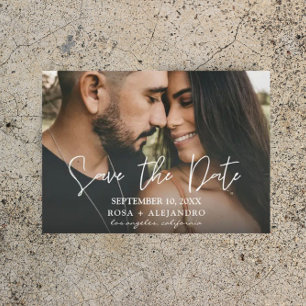 Invitation Photo - Horizontal Enregistrer la date