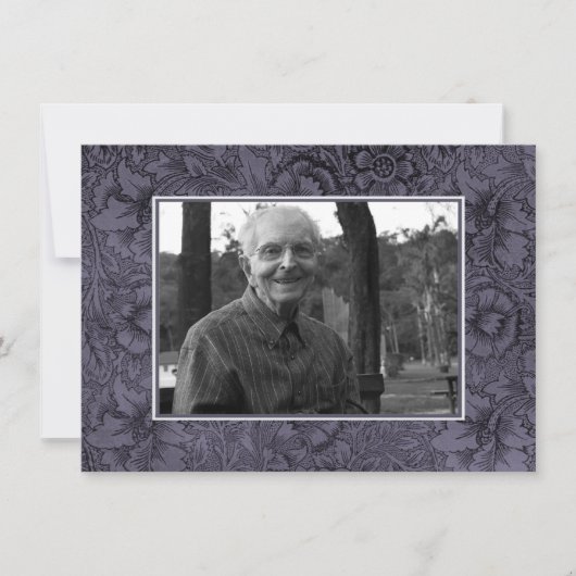 Invitation Photo In Love Memory Memoriam Death Notice (Devant)