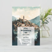 Invitation Photo Italie Lac de Côme Destination Mariage (Debout devant)