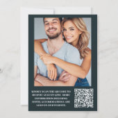 Invitation Photo Italie Rome Destination Mariage (Dos)