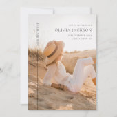 Invitation Photo Itinéraire du week-end moderne (Devant)