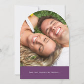 Invitation Photo J'ai épousé mon ami Citation Mariage de typo (Devant)