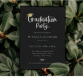 Invitation Photo Joueuse de graduation de script