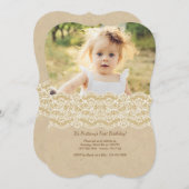 Invitation photo juste prescieuse (Devant / Derrière)