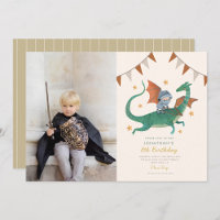 Photo Knight and Dragon Royal Medieval Birthday