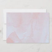 Invitation Photo Lavender Mist Marble Fête des mariées (Dos)