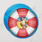 Invitation photo Life Preserver (Devant / Derrière)