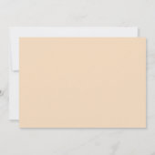 Invitation Photo Little Cutie Orange 1er anniversaire (Dos)