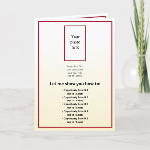 Invitation Photo/Logo Burgu./Gold Tint Gradi. BOM hybride