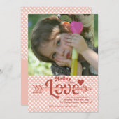 Invitation photo Love's Arrow (Devant / Derrière)