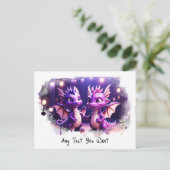 *~* Invitation photo magique AP48 Dragon Carte pos (Debout devant)