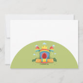 Invitation Photo Maison Gonflable (Dos)