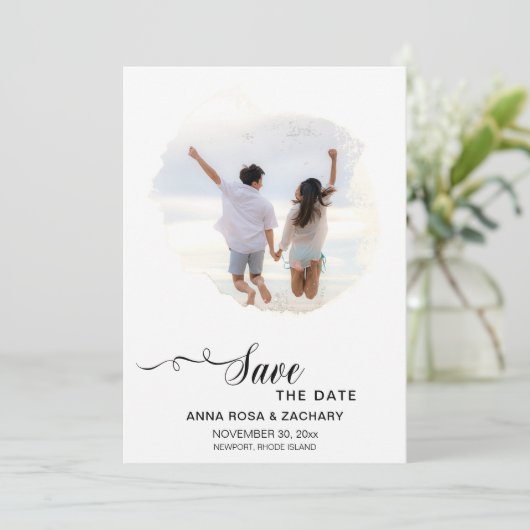 Invitation *~* Photo MARIAGE ENREGISTRER LA DATE - AR6 Websit (Debout devant)