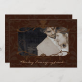 Invitation Photo Mariage Inviter à épouser mon ami-chocolat (Devant / Derrière)