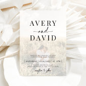 Invitation Photo Mariage minimaliste