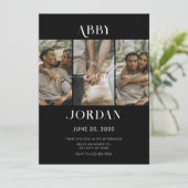 Invitation Photo mariage moderne (Debout devant)