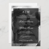 Invitation photo Mariage moderne | Superposition n (Devant / Derrière)