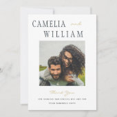 Invitation PHOTO Mariage moderne tendance (Devant)