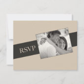 Invitation photo Mariage RSVP (Devant)