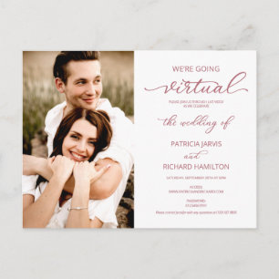 Invitation photo Mariage virtuel