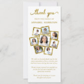 Invitation Photo Merci commémoratif Sympathy (Devant)