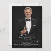 Invitation Photo milestone birthday (Devant)