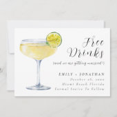 Invitation Photo Minimale Mariage Drôle Enregistrer La Date (Devant)