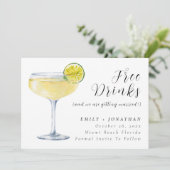 Invitation Photo Minimale Mariage Drôle Enregistrer La Date (Debout devant)