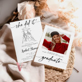 Invitation photo minimaliste blanc