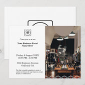 Invitation Photo minimaliste | Événement professionnel (Devant / Derrière)