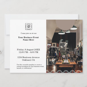 Invitation Photo minimaliste Événement professionnel